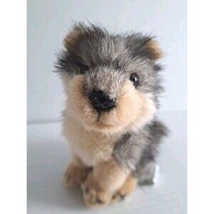 Realistic Wolf Dog Plush Puppy Defenders of Wildlife 6" Stuffed Animal Toy Furry